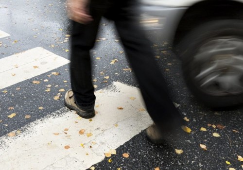 Where do pedestrians have the most accidents?