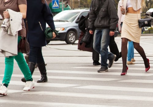 What should you avoid as a pedestrian?